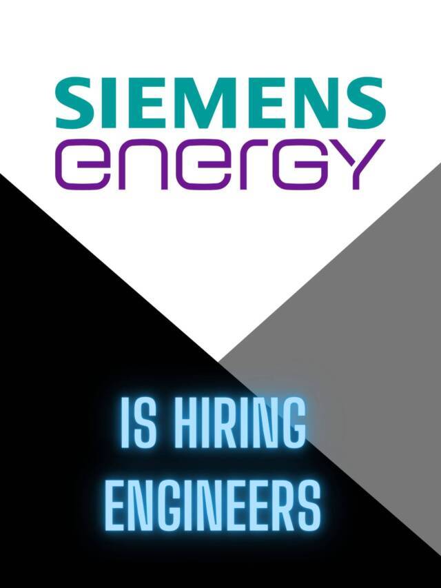 Siemens Energy is hiring Engineers